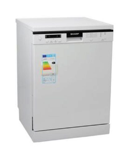 Sharp Qw-T21F472W 12-Place Dishwasher - White